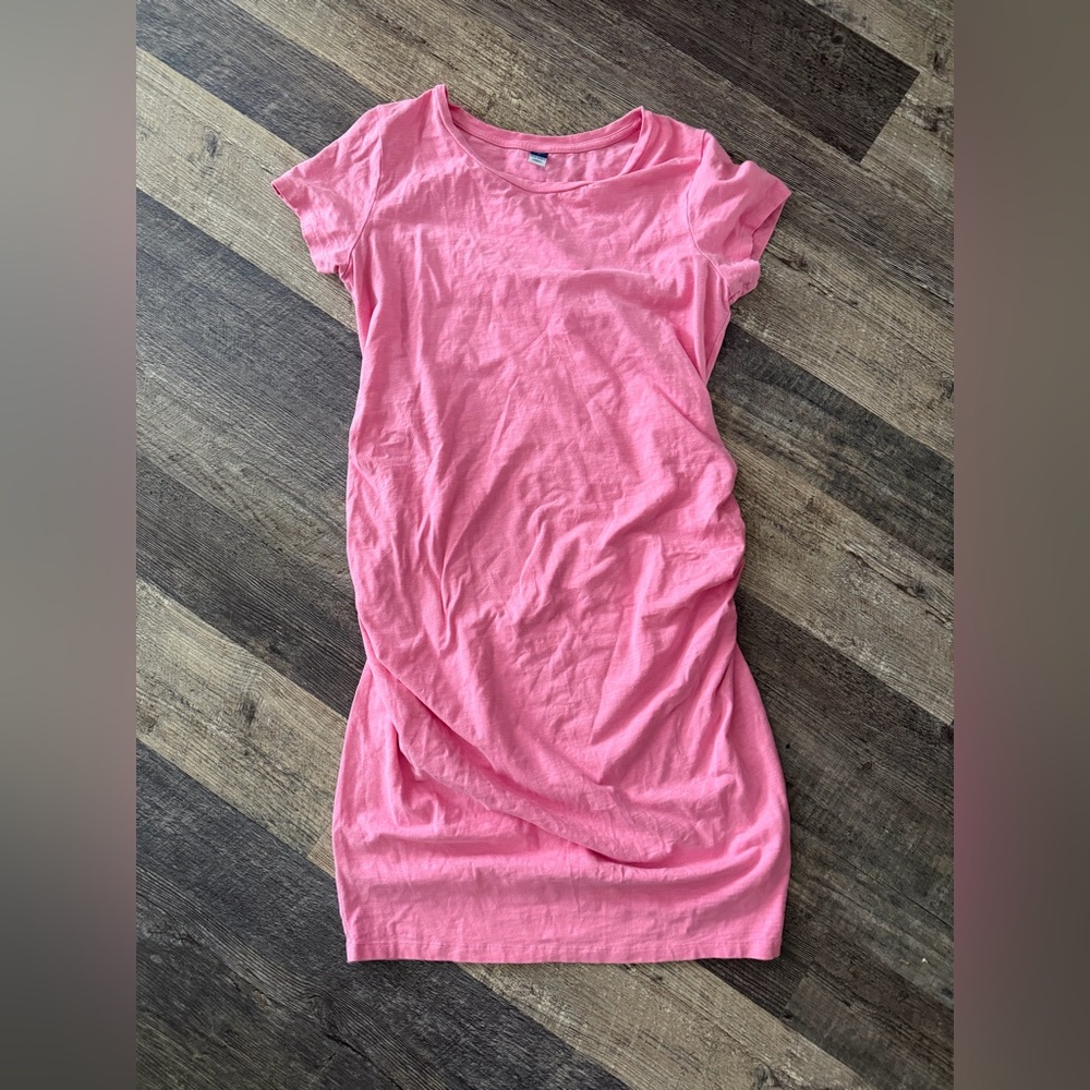 Old Navy Bright Pink Midi Dress